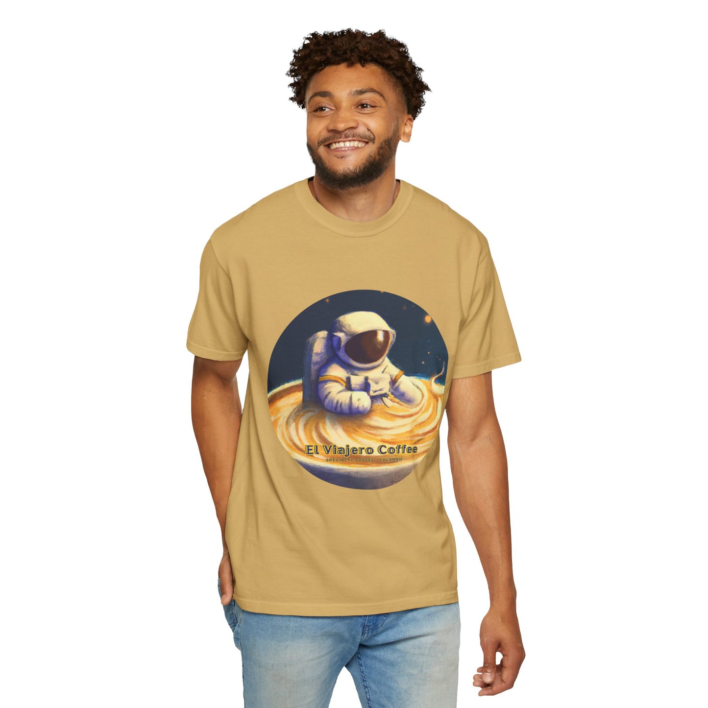 Coffee Astronaut Unisex T-shirt - El Viajero Design