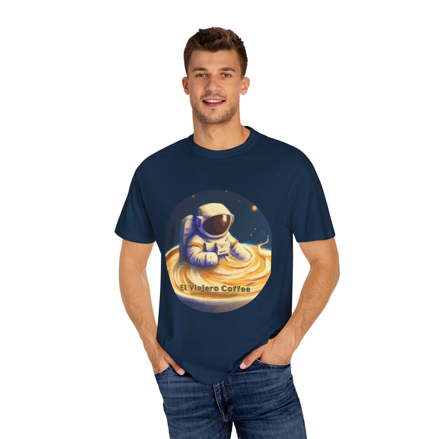 Coffee Astronaut Unisex T-shirt - El Viajero Design