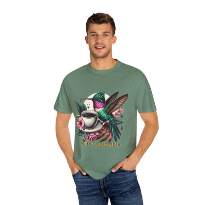 Hummingbird Unisex T-shirt - Huila Colombia Colibri - front design