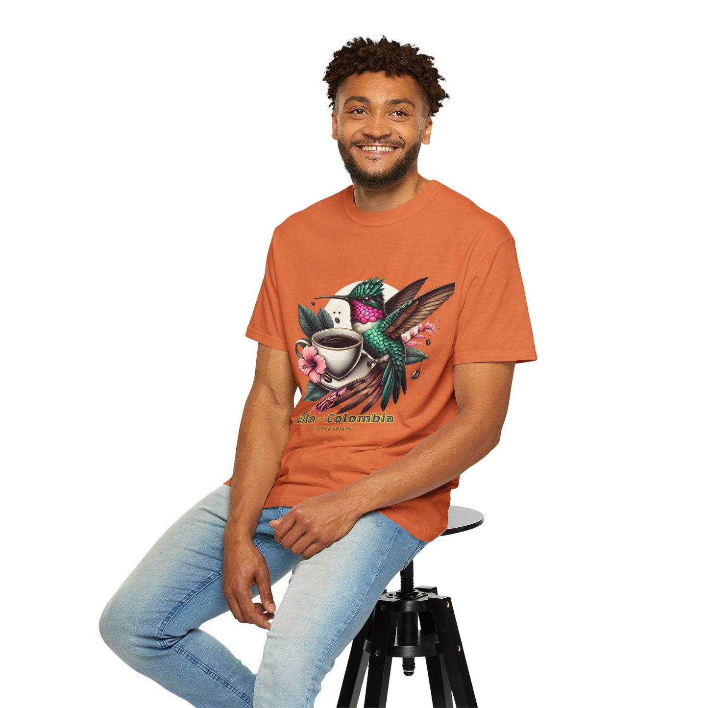 Hummingbird Unisex T-shirt - Huila Colombia Colibri - front design