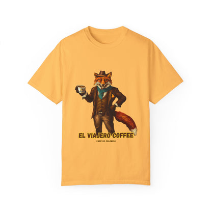 Coffee Taza Fox Unisex T-shirt - El Viajero Design