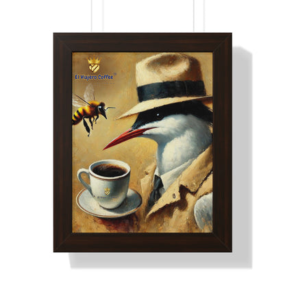 Vertical Poster - El Viajero Coffee - Honey Artic Tern Wall Art