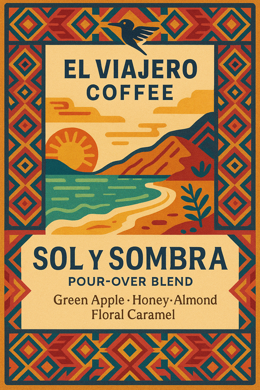 Sol y Sombra – Colombian Pour-Over Coffee Blend (Washed & Honey Processed)